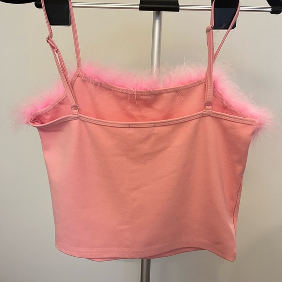 Barbie Pink Feather Tank Top - Picture 7 of 9